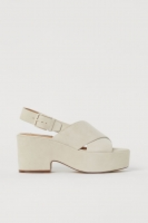 HM  Suede platform sandals