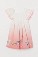 HM  Flutter-sleeved dress