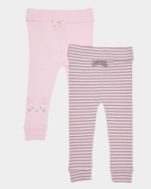 Rib Leggings - Pack Of 2 (0 months-4 years)