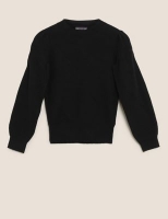 Marks and Spencer M&s Collection Soft Touch Ribbed Funnel Neck Jumper