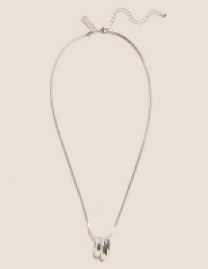Autograph Silver Ring Necklace