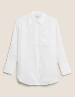 Autograph Pure Irish Linen Long Sleeve Shirt