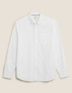 M&s Collection Pure Cotton Oxford Shirt