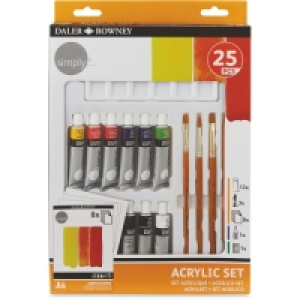 Aldi  Daler Rowney Acrylic Art Set