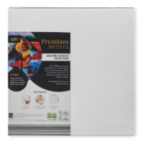 Aldi  Square Stretch Canvas 3 Pack