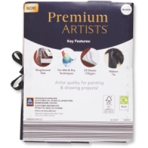 Aldi  Black A4 Ringbound Sketchbook 2 Pack