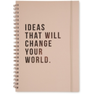 Script A4 Notebook Pink