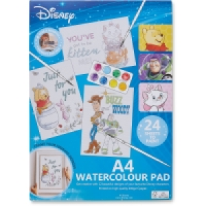 Aldi  Disney A4 Watercolour Pad
