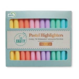 Aldi  Pastel Highlighters 24 Pack