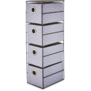 Aldi  Patterned 4 Drawer Storage Unit