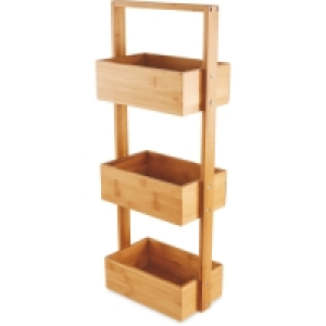 Aldi  Bamboo Wooden Storage Caddy