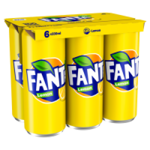 FANTA LEMON CAN PACK 6 X 330ML 3.00 €