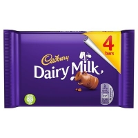 Centra  Cadbury Dairymilk 4 Pack 117.2g