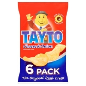 Tayto Cheese & Onion 6 Pack 150g