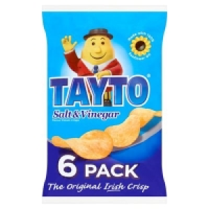 Tayto Salt & Vinegar 6 Pack 150g