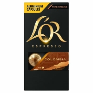 LOr Espresso Colombia Intensity 8 Capsules 10 Pack 52g