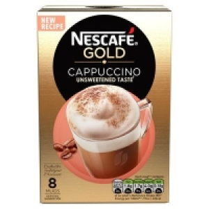 Nescafé Gold Cappucino Unsweetened 8 Sachet 116g