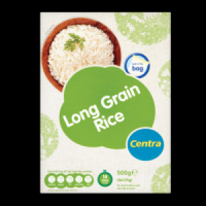 Centra Long Grain White Rice Boil In Bag 500g
