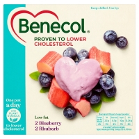 SuperValu  Benecol Blueberry & Rhubarb Yoghurt Pots