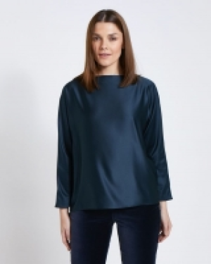 Dunnes Stores  Paul Costelloe Living Studio Navy Batwing Top