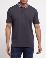 Dunnes Stores  Regular Fit Woven Collar Polo