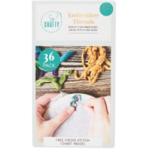 Aldi  So Crafty Embroidery Thread 36 Pack