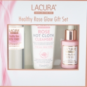 Lacura Healthy Rose Glow Gift Set