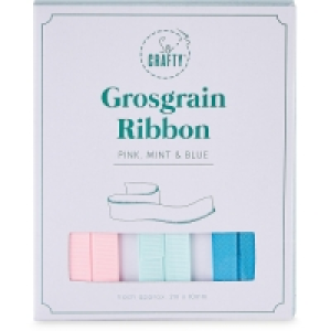 So Crafty Grosgrain Ribbon 3 Pack