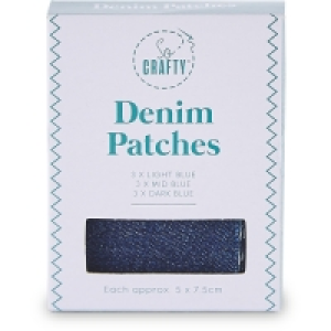 Aldi  So Crafty Denim Patches 9 Pack