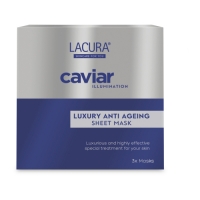Aldi  Lacura Caviar Sheet Mask 3 Pack