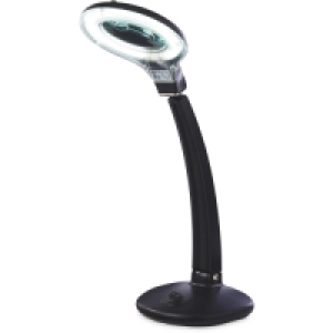 Aldi  Lifemax Black Magnifying Table Light