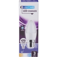 Aldi  LED Lightbulb 5.5W C37 candles BC