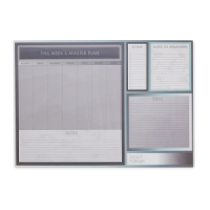 Aldi  Script A3 Desk Planner Black