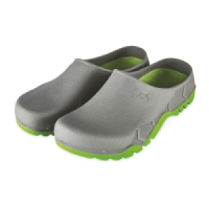 Aldi  Gardenline Grey/Lime Garden Clogs