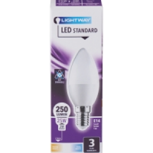 Aldi  LED Lightbulb 3W C37 candles SES