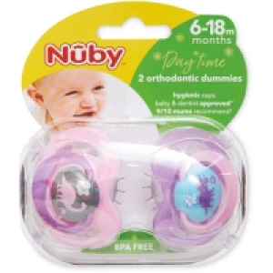 Nuby Purple Day Soother 6-18 Months