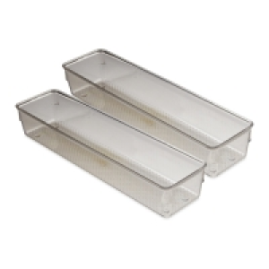 Aldi  Narrow Drawer Organisers 2 Pack