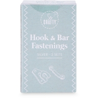 Aldi  So Crafty Hook & Bar Fastener 3 Pack