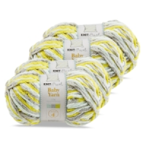 Aldi  So Crafty Fanfare Baby Yarn 4 Pack