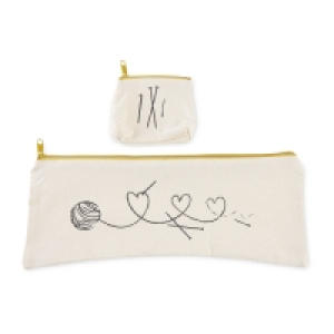 So Crafty Heart Zip Bag