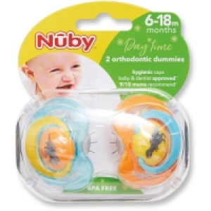 Nuby Dino Day Soother 6-18 Months
