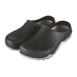 Gardenline Black/Grey Garden Clogs