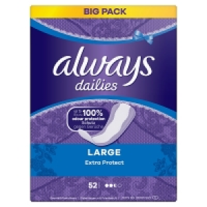 Always Dailies Value Pack Liner Large 5.50 €