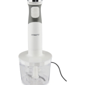 White/Chrome 3-In-1 Hand Blender