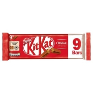 Nestlé Kit Kat 2 Finger Milk Chocolate Biscuit Bar 9 Pack 18