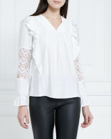 Dunnes Stores  Gallery Amazon Lace Sleeve Top