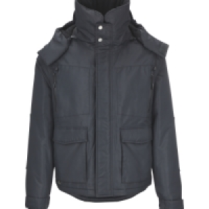 Crane Black Padded Fishing Jacket