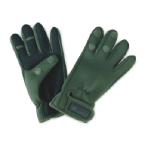 Crane Green Two Fold Fishing Gloves