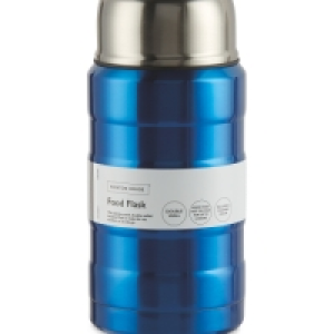 Metallic Blue Food Flask