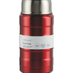 Metallic Red Food Flask